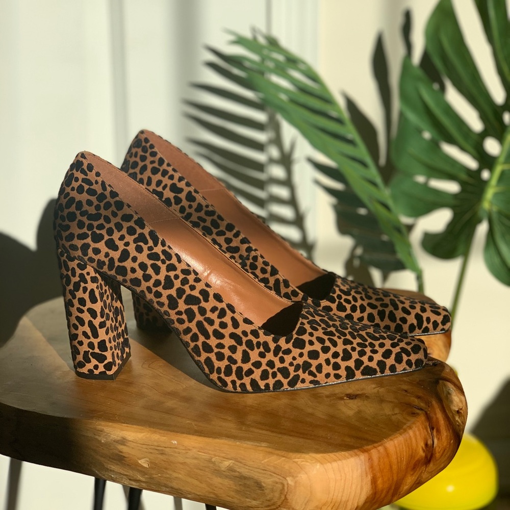 Leopard heels